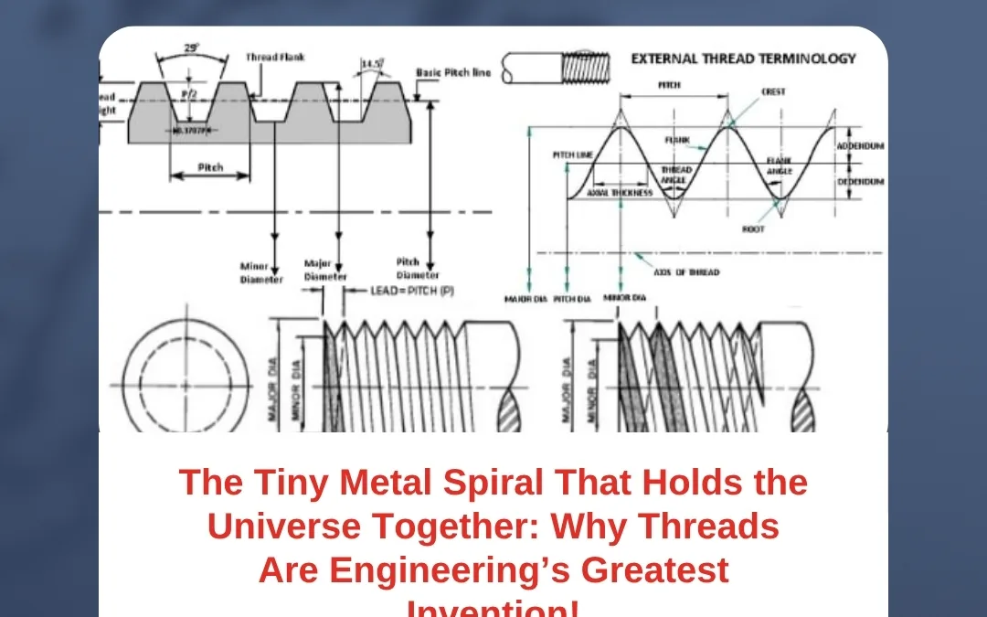 The Tiny Metal Spiral That Holds the Universe Together: Why Threads Are Engineering’s Greatest Invention!