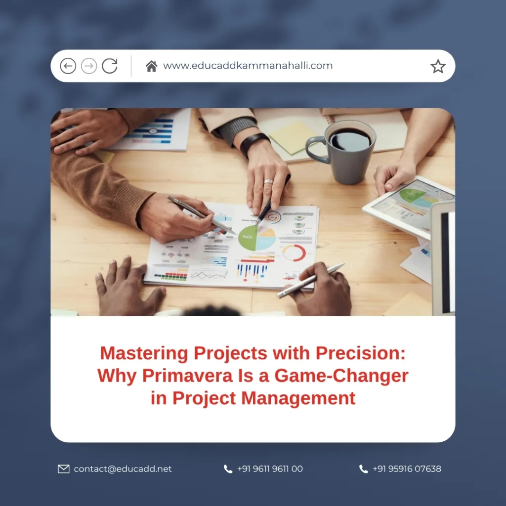 Primavera project management software
